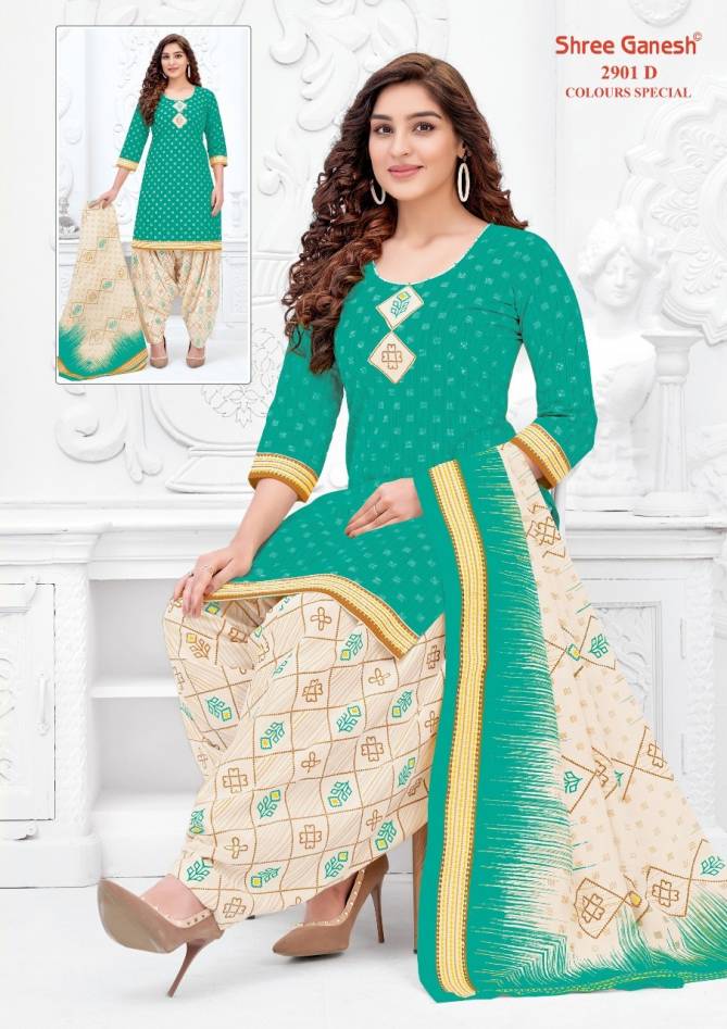 Shree Ganesh Colour Special 2901 Casual Wear Printed Cotton Dress Material